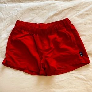 Patagonia Barely Baggies XXS gorgeous RED